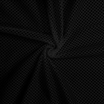 Black King Mesh Jersey Fabric	